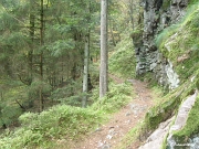 La partie rocheuse du Sentier du Maire